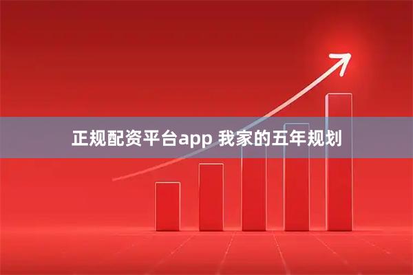 正规配资平台app 我家的五年规划